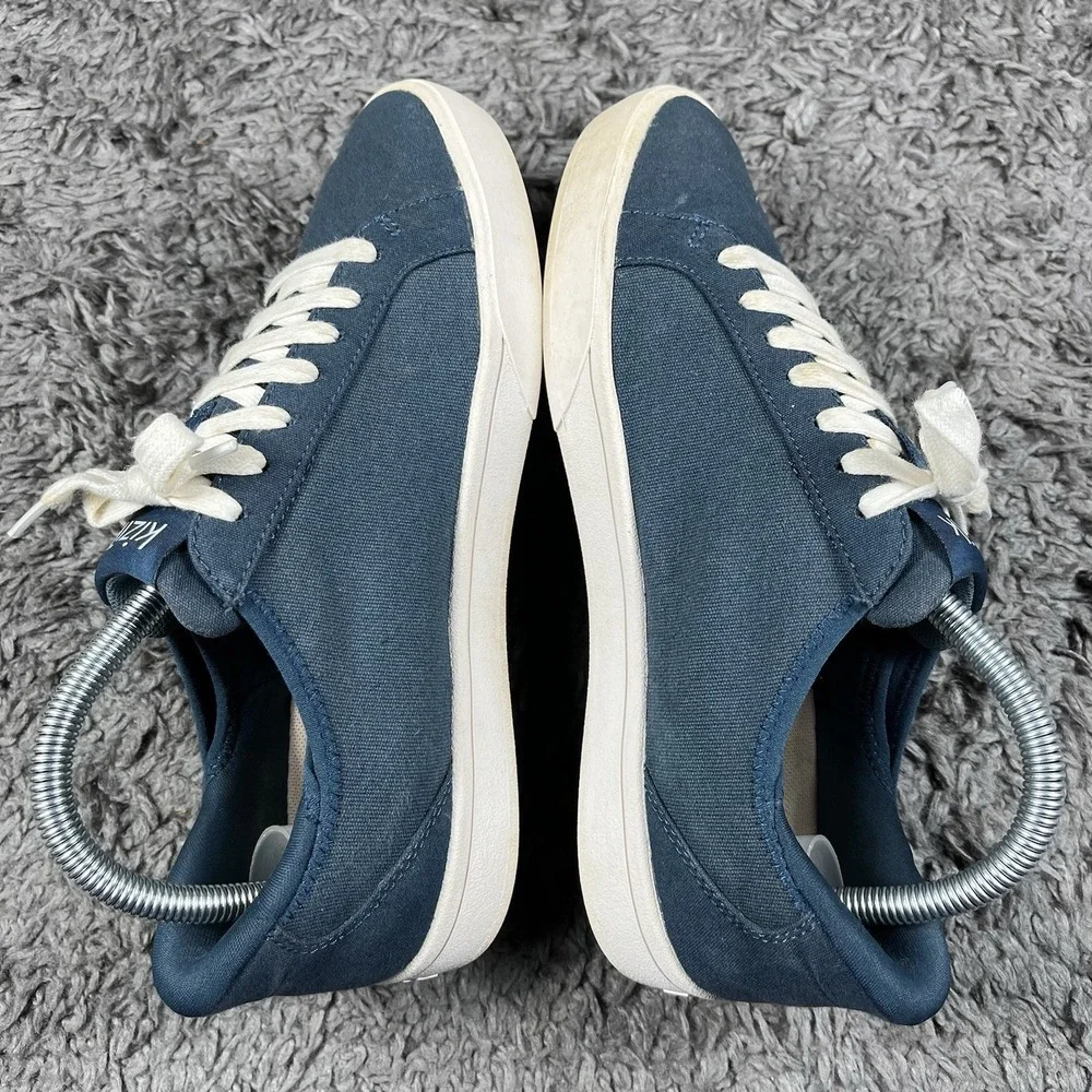 Kizik Unisex Irvine Canvas Lace-Up Sneakers MP7 Tidepool Size US M 6.5 W 8